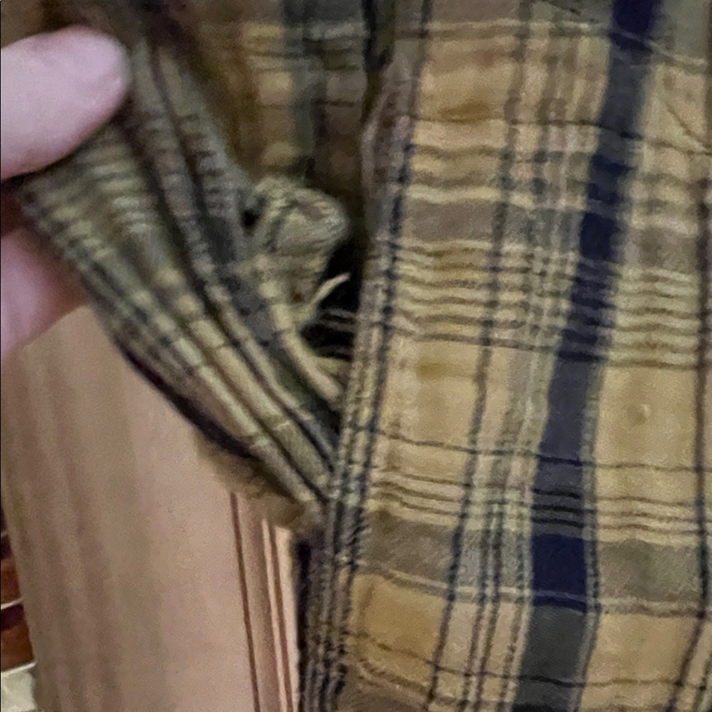 🤞 M GUC Free People x CP Shades crazy soft Plaid Button Down Shirt with POCKETS! - Picture 5 of 10